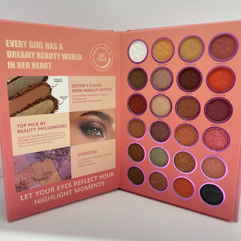 眼影eyeshadow 纸板眼影 书本眼影 两层  一层24个颜色 bilayer 48 colors in total详情7