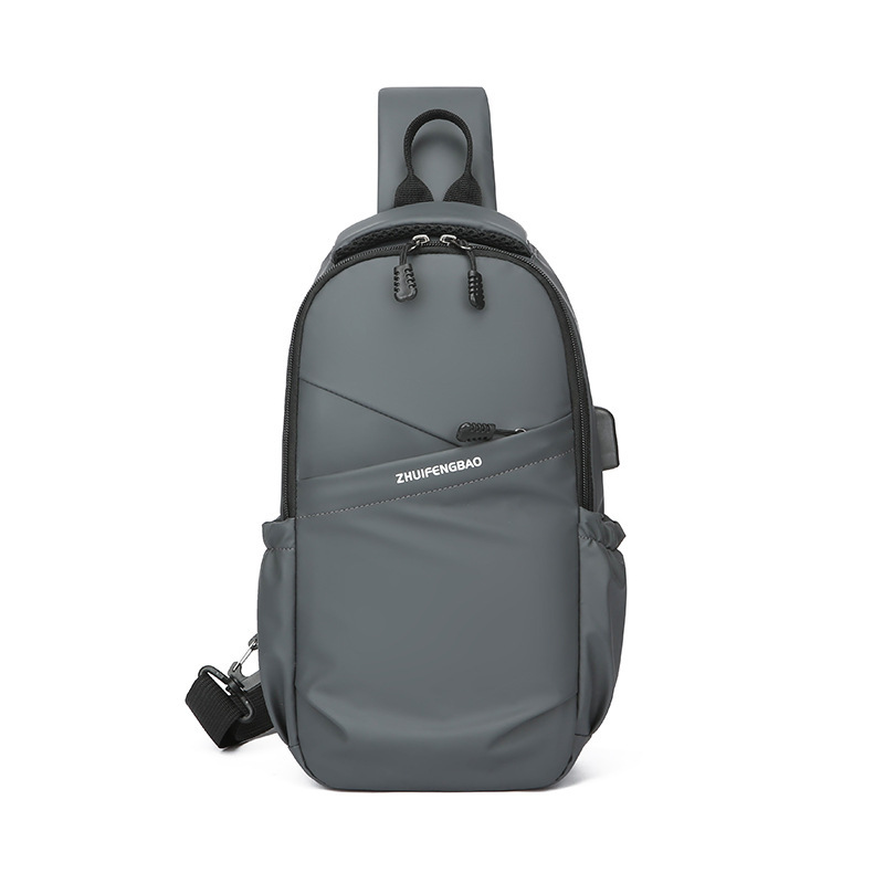 Men's crossbody bags, commuter bags, chest bags, men's postman bags, cycling bags, motorcycle backpacks, sporty men's single-shoulder bags, trendy Item Picture