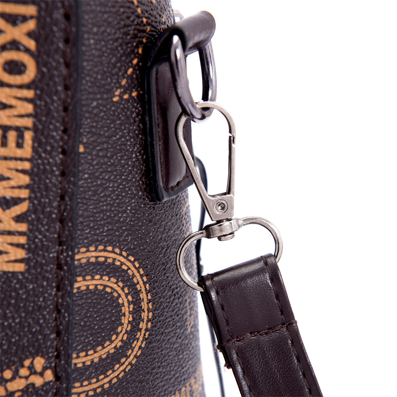 Cross-border foreign trade large-capacity women's bag 2024 New style mother and child multi-piece set Women's bag letter women's single-shoulder handbag details Picture