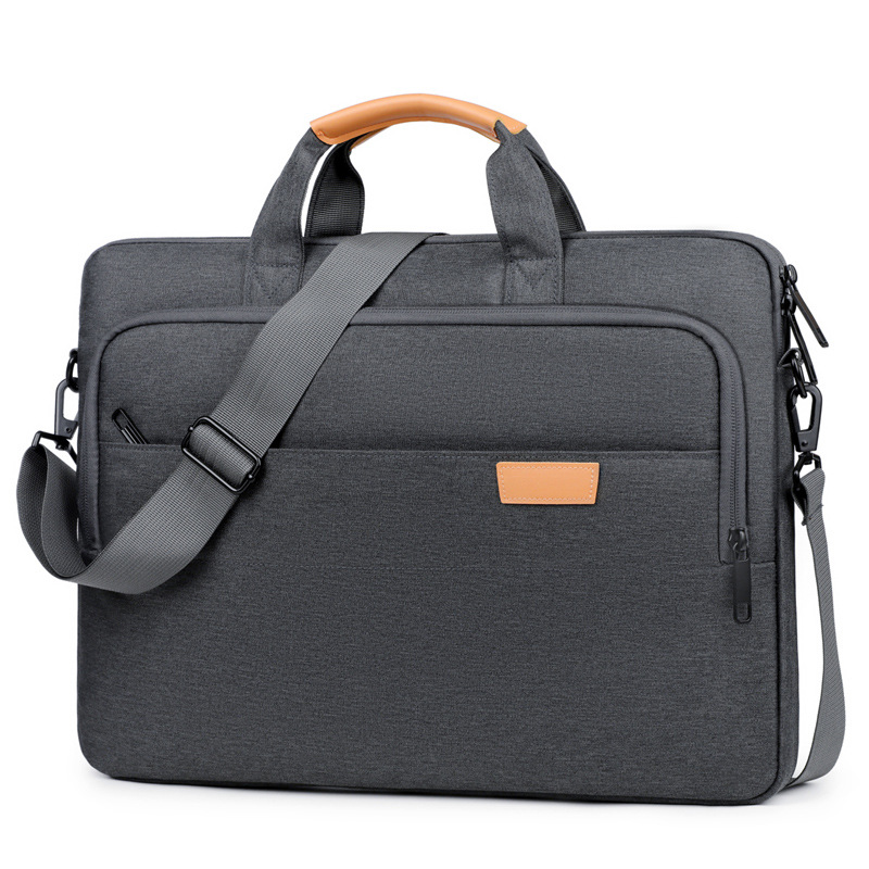 New men's simple 14/16/18-inch laptop gaming bag, high-end briefcase Item Picture