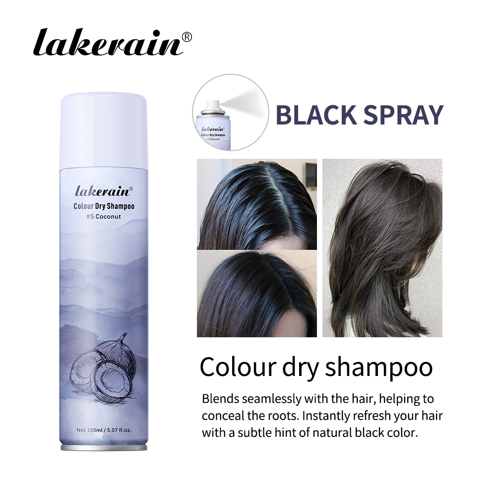 lakerain Dry Hair Spray for natural and fluffy hair styling, no-rinse dry hair spray Specification drawing