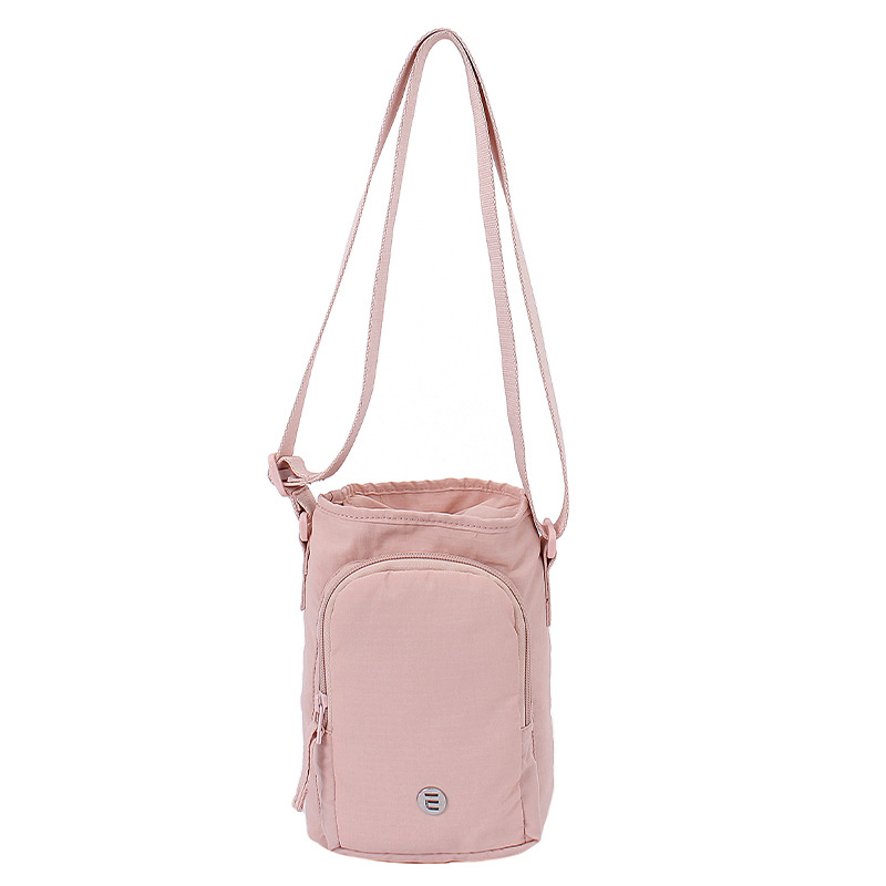 Outdoor portable casual mini single-shoulder bag, simple and versatile drawstring bucket bag, Korean style Instagram niche crossbody women's bag Item Picture