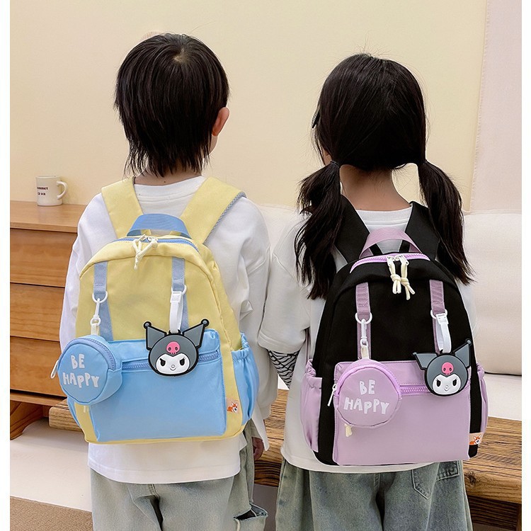 Kulomi children's backpacks are cute and cartoonish, suitable for kindergarten schoolbags, lightweight and casual travel backpacks for primary school students, and for girls full figure
