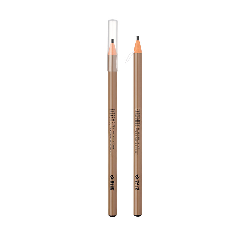 No-shaving eyebrow pencil, waterproof, sweat-proof and non-fading beauty wholesale, fine core eyebrow pencil for beginners Item Picture