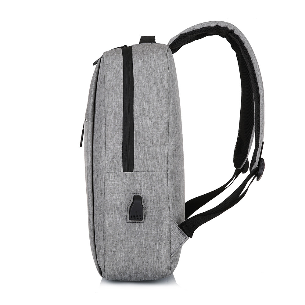 Cross-border backpacks, simple notebooks, business computer bags, campus student schoolbags, trendy travel backpacks that can be printed with logos Specification drawing