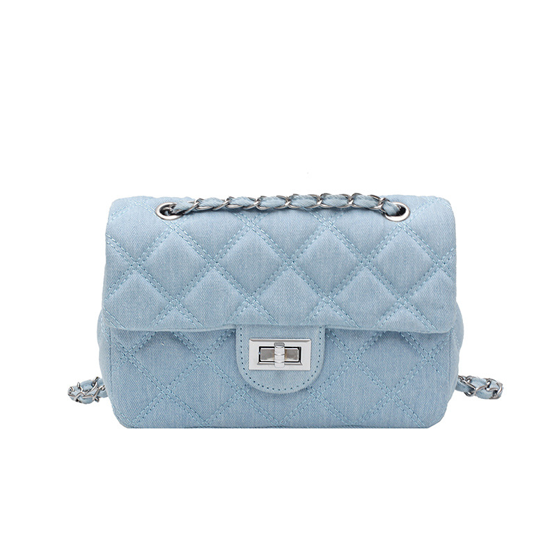 A new trendy chain small square bag for women in 2025, a versatile diamond-shaped chanel-style single-shoulder crossbody bag Item Picture