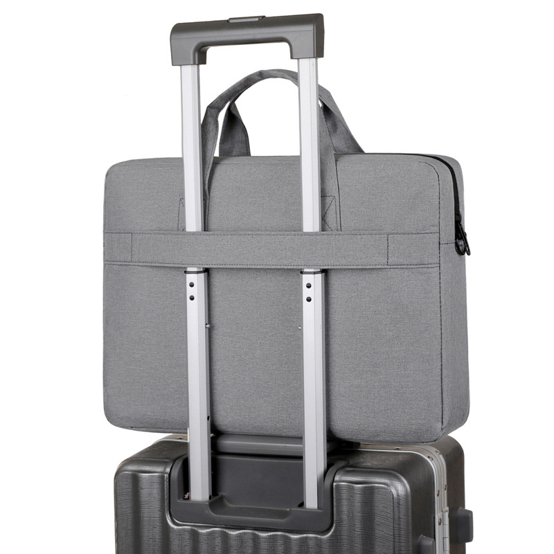 Laptop bag, 15-16 inch men's notebook, single-shoulder bag, large-capacity business briefcase, gift with LOGO printing Application Scenario