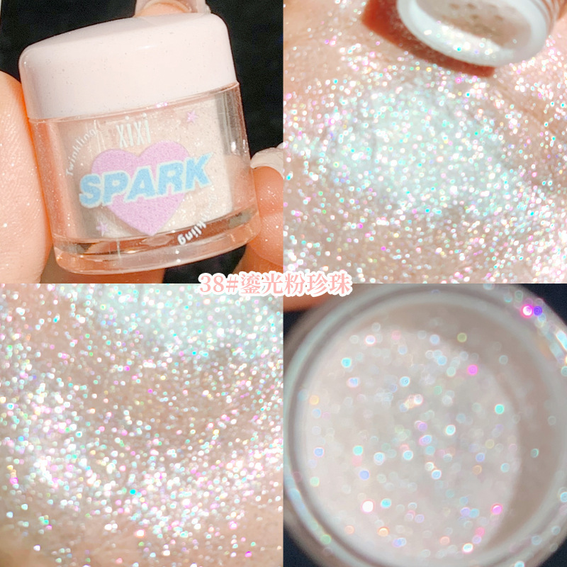 xixi Dream Clear Sparkling High-Gloss Powder Pearlescent Sparkling Natural Brightening High-Gloss Under-Eye Affordable Makeup details Picture
