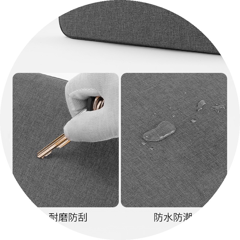 Available in stock, durable, one-piece consignment, 13 Oxford cloth thickened with fleece, bidirectional zipper, 15-inch computer inner liner bag details Picture