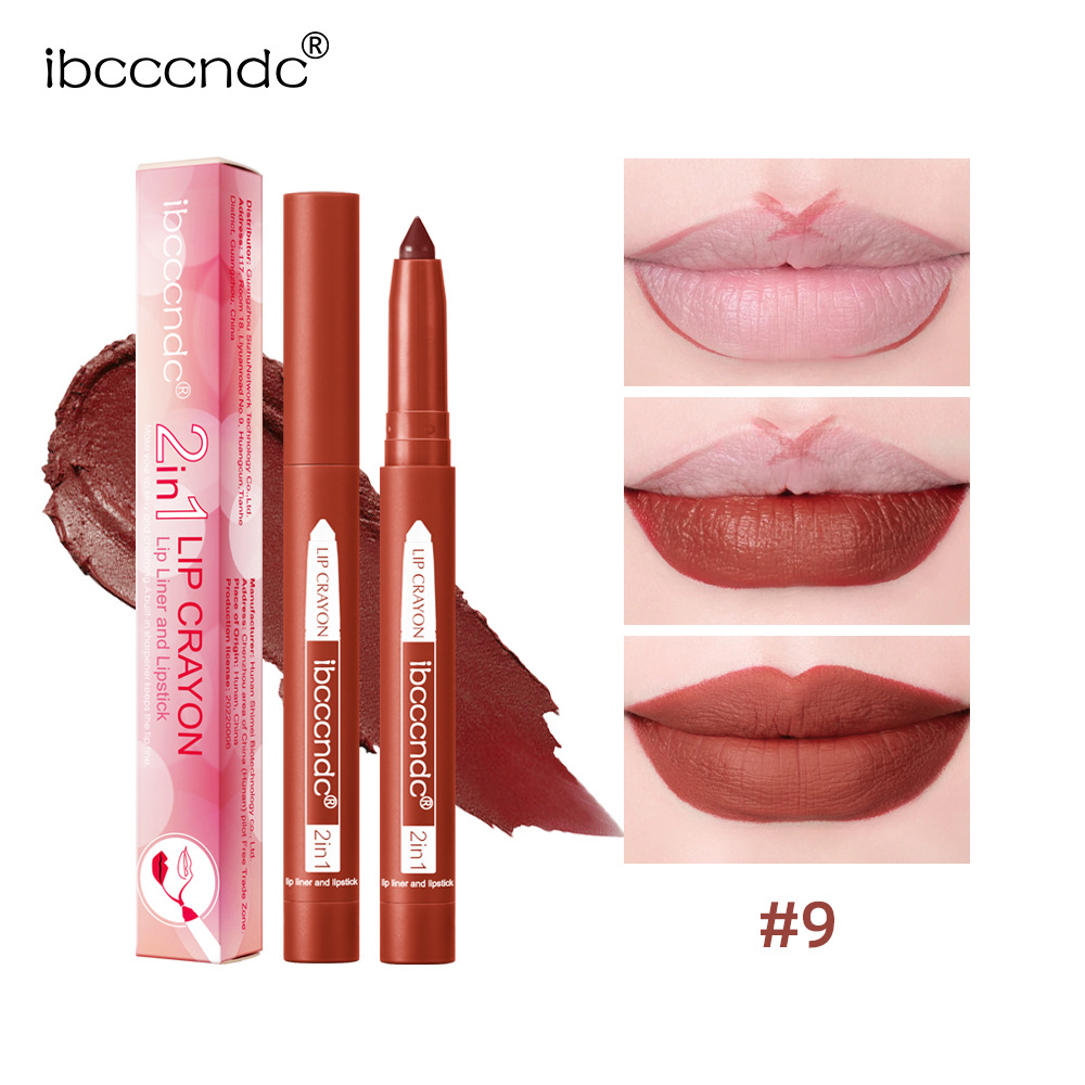 ibcccndc two-in-one Lip liner, matte lipstick liner, Rotating Lip liner Specification drawing