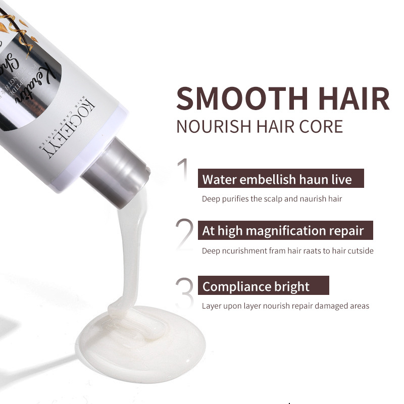 KOGEEYY Cross-border Exclusive Keratin Peptide shampoo 550ml Salon Hair Repair Shampoo Application Scenario