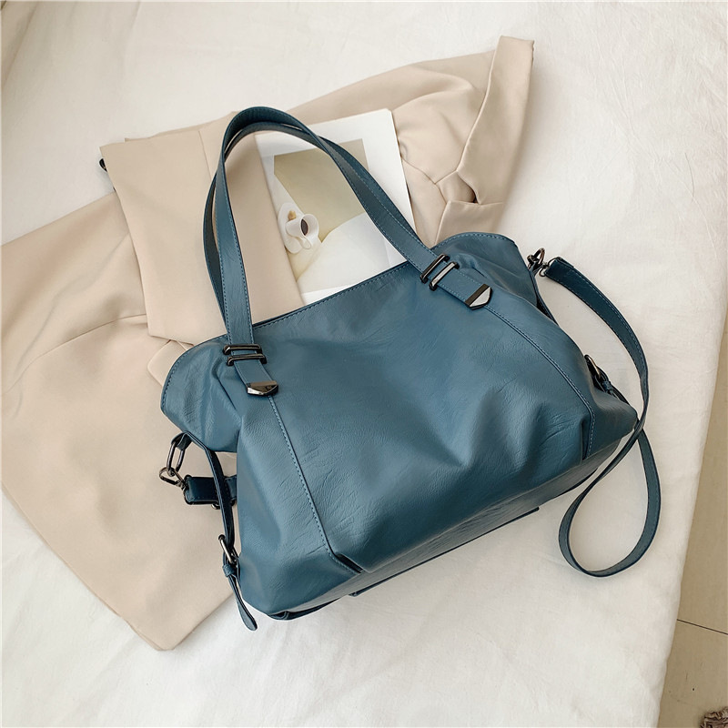 New fashionable European and American women's bags, retro and simple single-shoulder bags, large-capacity high-quality handbags, elegant crossbody bags are in stock Specification drawing