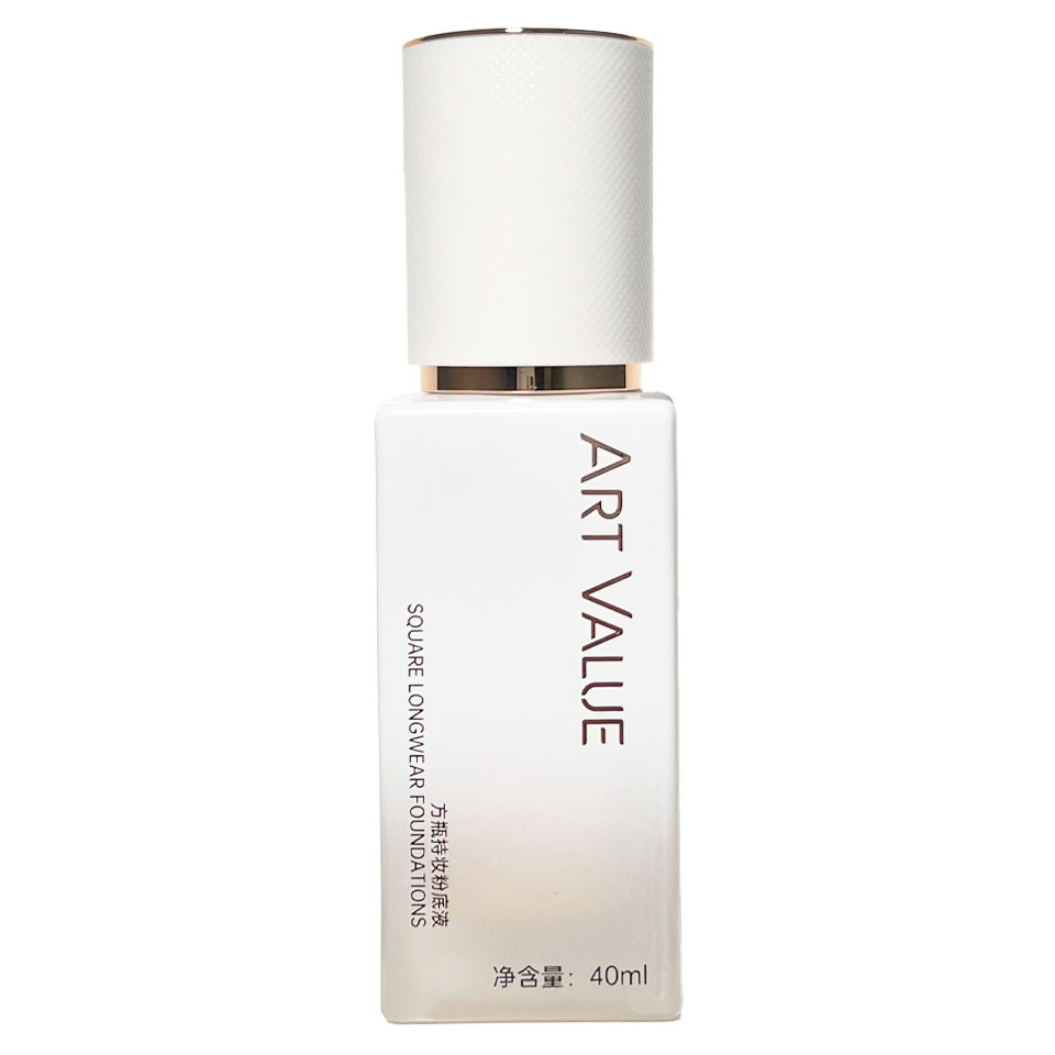 Art Value Square Bottle Long-lasting Foundation is fine, clear, hydrating and does not dry out. It is versatile and natural for base makeup Item Picture