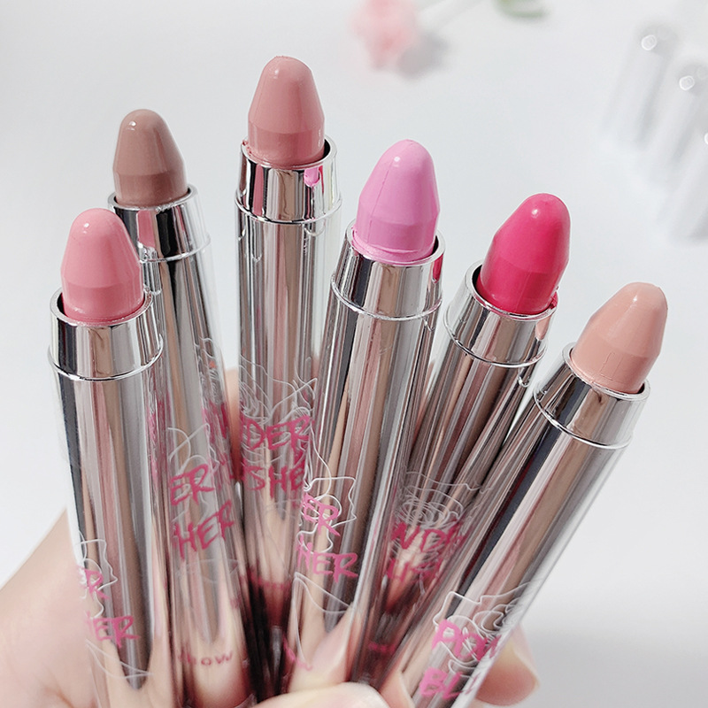 kakashow Ambient Blush Stick, eye and cheek dual-purpose cream to Powder Eyeshadow stick, Easy to blend Blush Stick, Eye makeup girls details Picture
