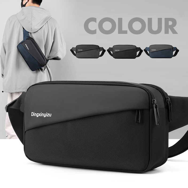 Men's high-end crossbody bag, men's high-end cycling bag, bicycle bag, crossbody bag, single-shoulder bag full figure