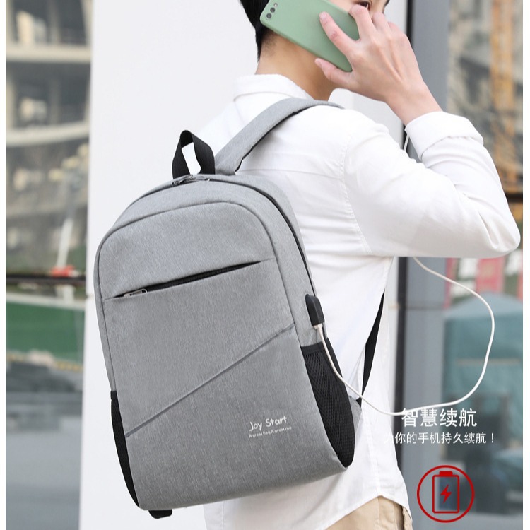 Foreign trade backpack, large-capacity rechargeable backpack, crossbody bag, multi-functional business computer bag, three-piece set schoolbag Specification drawing