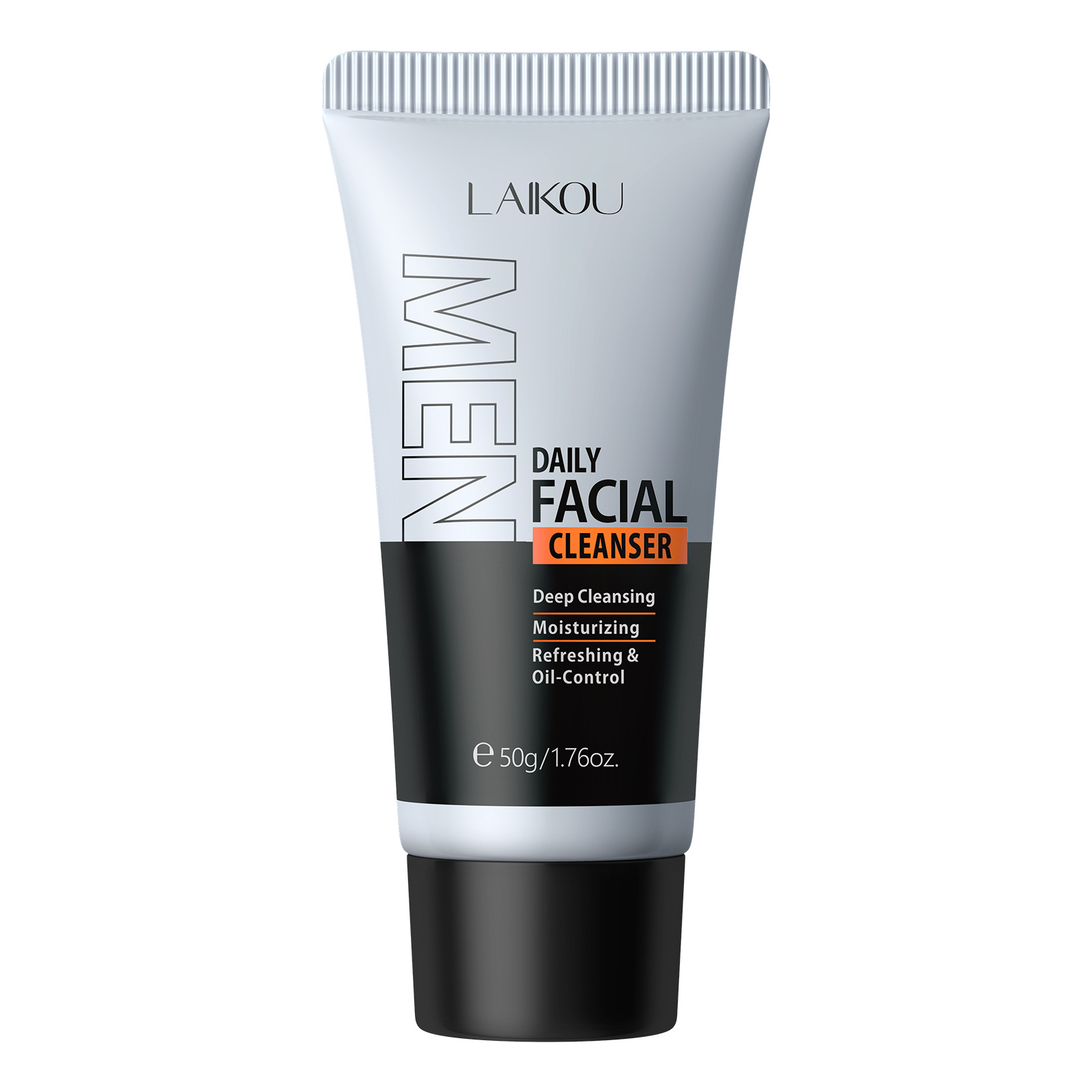 The new cross-border product LAIKOU Men's Facial Cleanser 50g refreshing facial Cleanser is in stock for facial cleansing, hydrating and moisturizing Item Picture