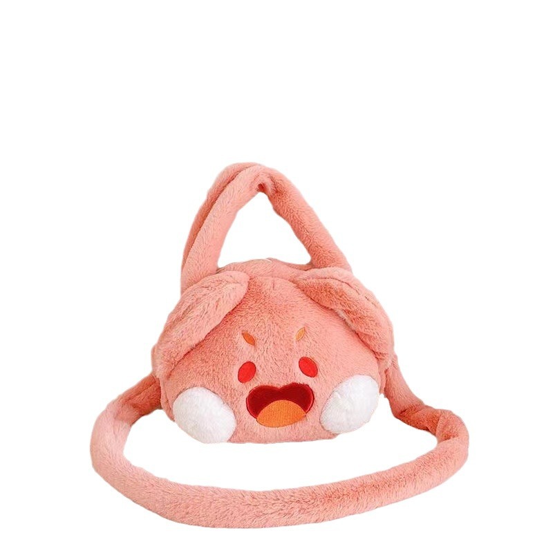 Cute plush little bag for girls, 2021 new style cartoon doll bag, versatile little girl single-shoulder crossbody bag, children's gift Item Picture