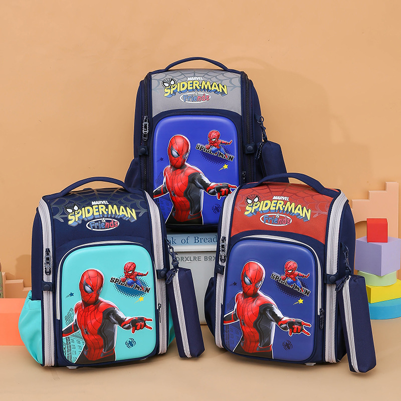 Cute cartoon, lightweight, lightweight and breathable schoolbags for boys and girls in grades 1 to 3, outdoor children's small backpacks details Picture