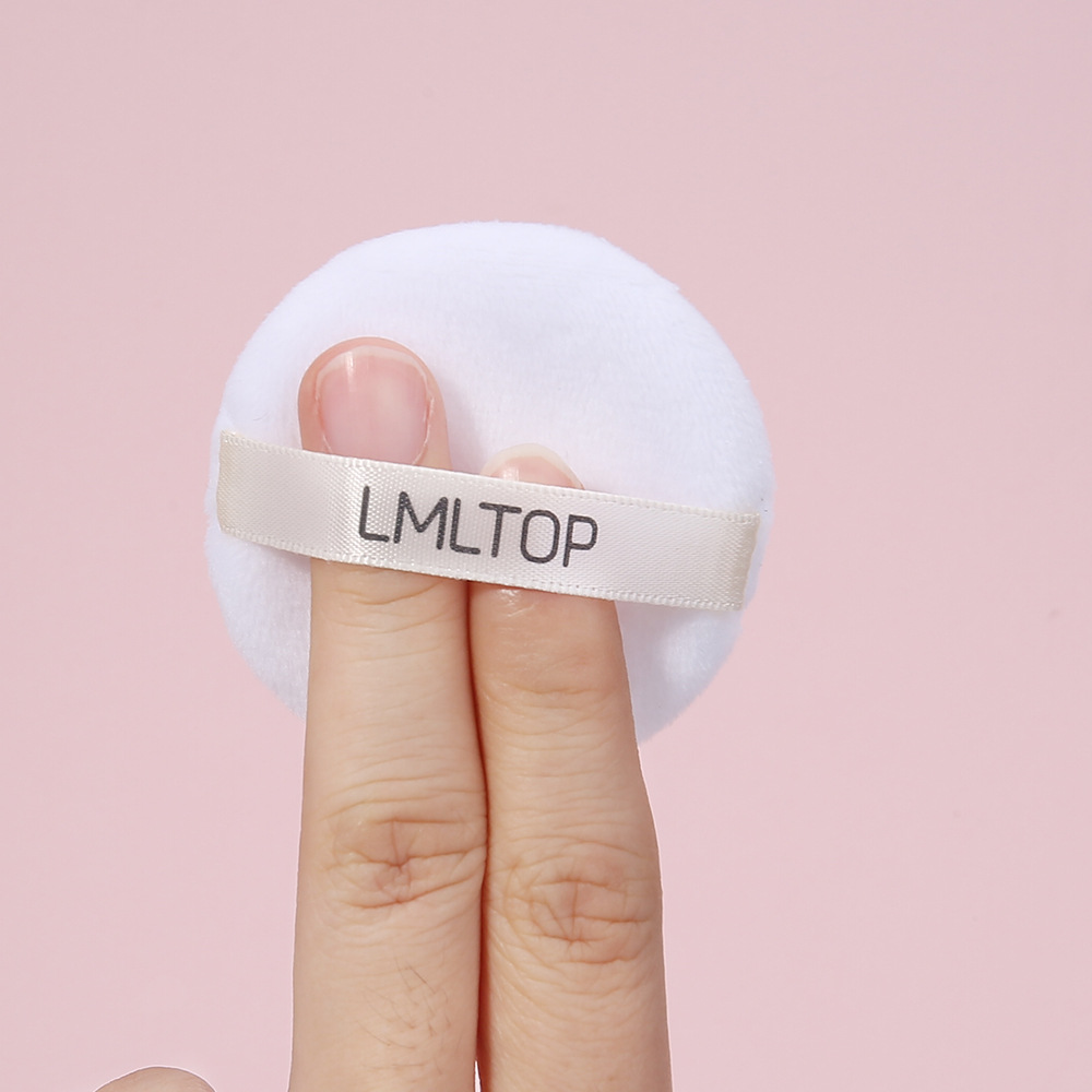 LMLTOP flocking Powder Puff single set Fine Makeup cushion Setting Powder Puff with Storage Box TOP-076 Application Scenario