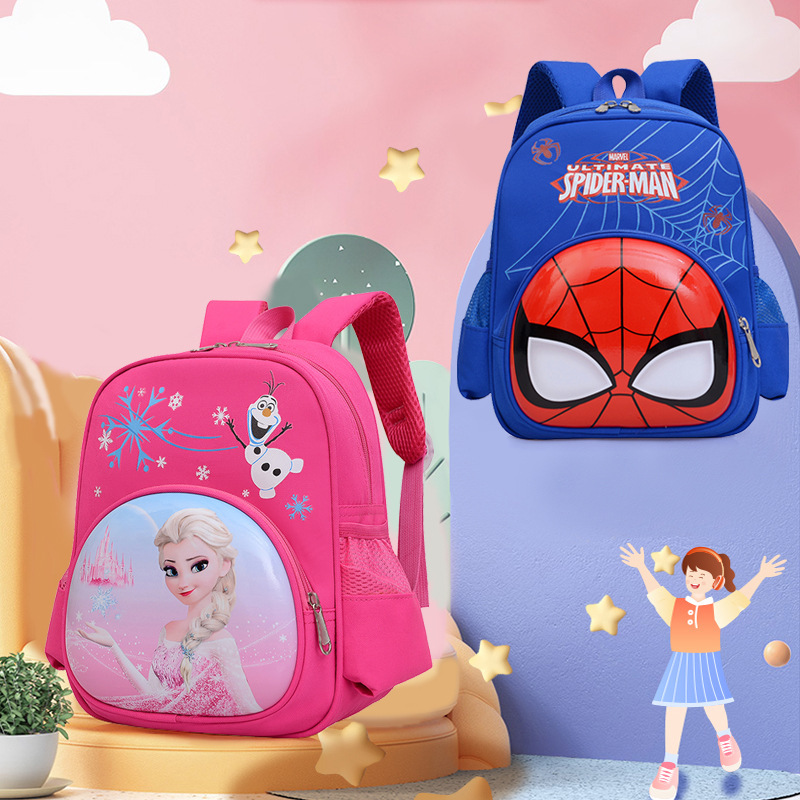New style of kindergarten children's schoolbag, cute cartoon eggshell bag for boys and girls, lightweight and casual backpack full figure