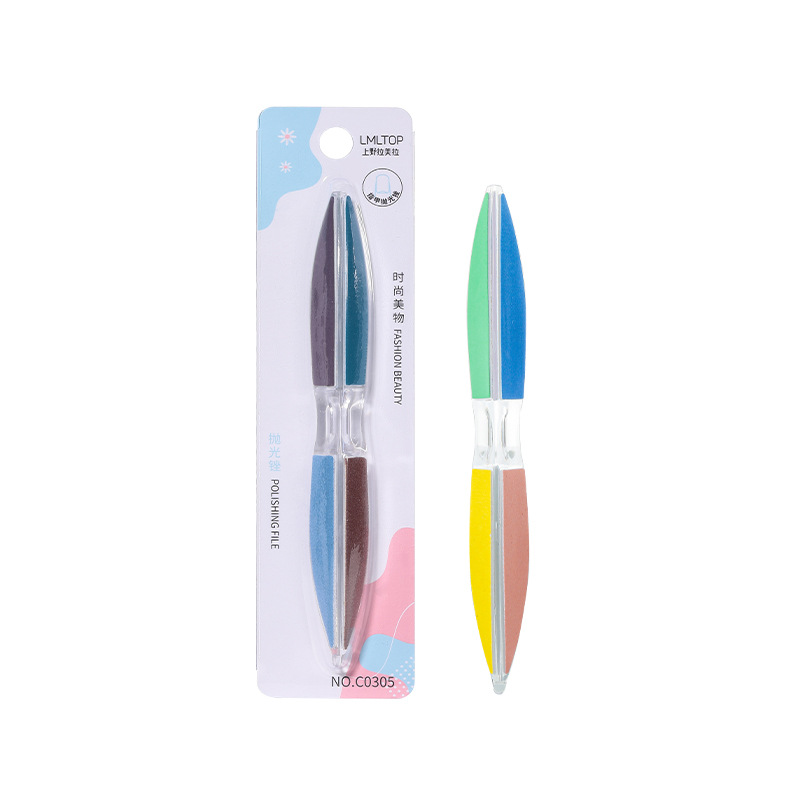LMLTOP nail polish file strip, 6-sided nail file, single set, beauty salon nail polish grinding tool C0305 Item Picture