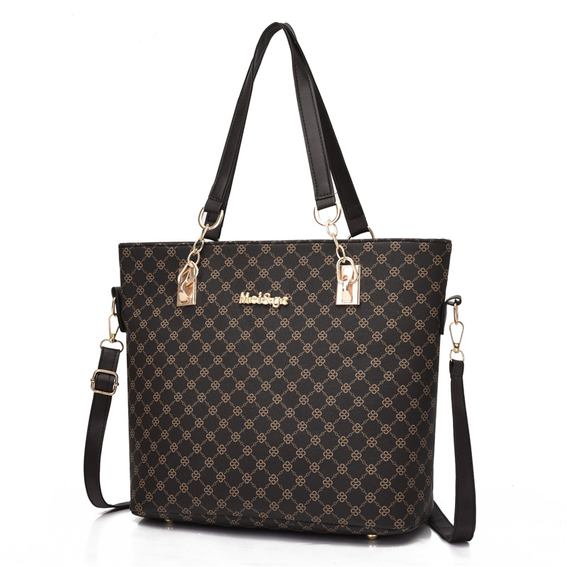 Women's bag 2025 New large-capacity single-shoulder bag, fashionable mother-and-child bag, six-piece set, casual crossbody bag, handbag details Picture