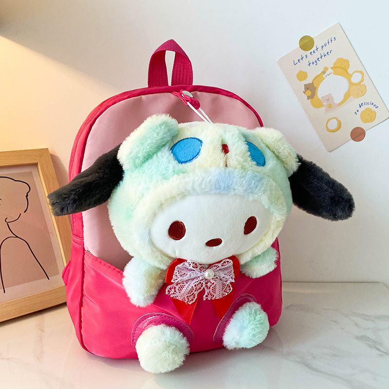 Plush bag 2023 Autumn New style detachable doll Children's backpack, boys' and girls' outing accessory bag, storage bag Application Scenario