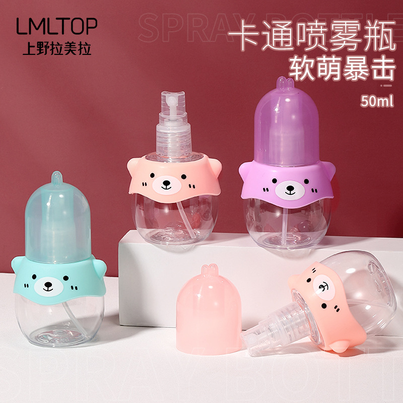 Ueno La Mira 70ml cartoon spray bottle cosmetic sub-bottle Travel Portable Empty Bottle single pack SY721 full figure