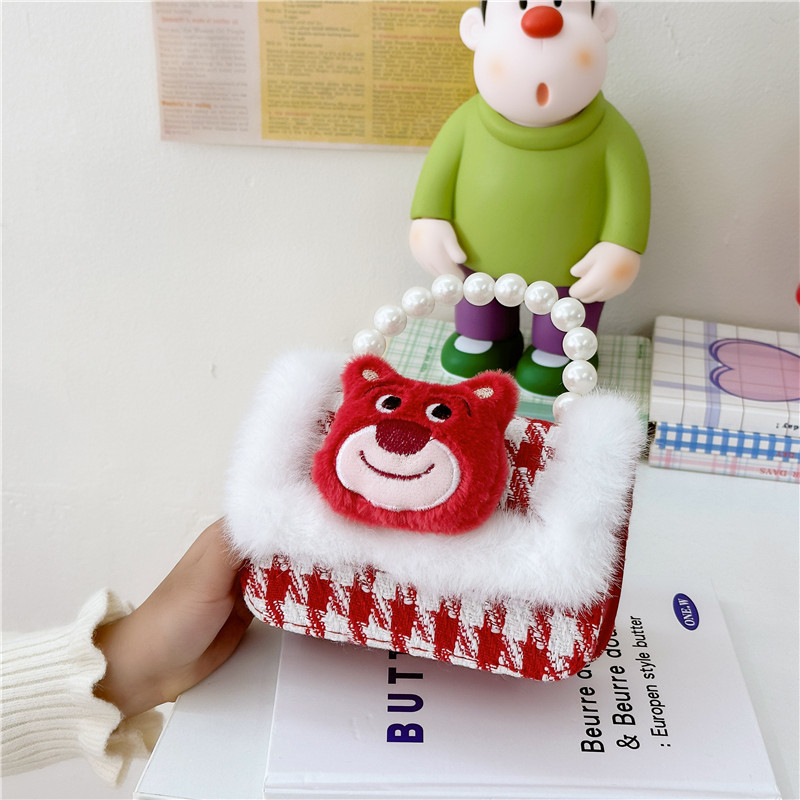New cross-border children's bags: Princess Elsa Bag, Pearl hand-held crossbody bag, Little Girl Bag, foreign trade children's gifts Specification drawing