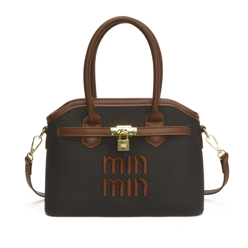Bag Girl 2025 New Summer fashion color-blocking handbag, trendy patchwork single-shoulder bag, versatile and simple crossbody bag Item Picture
