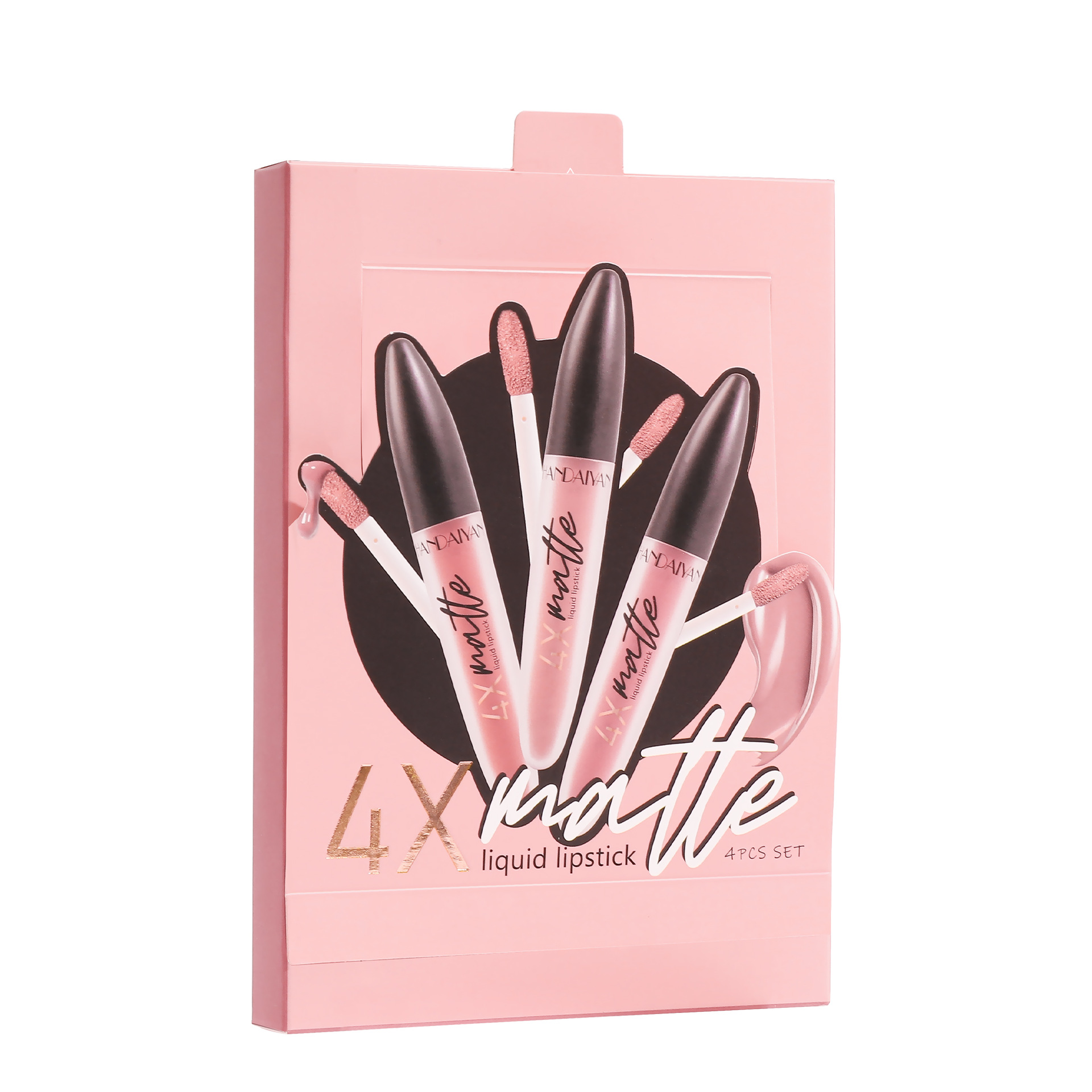 Cross-border Lip Gloss Set Matte Non-stick Cup handaiyan Matte Long-lasting Matte Lip Gloss Set Item Picture
