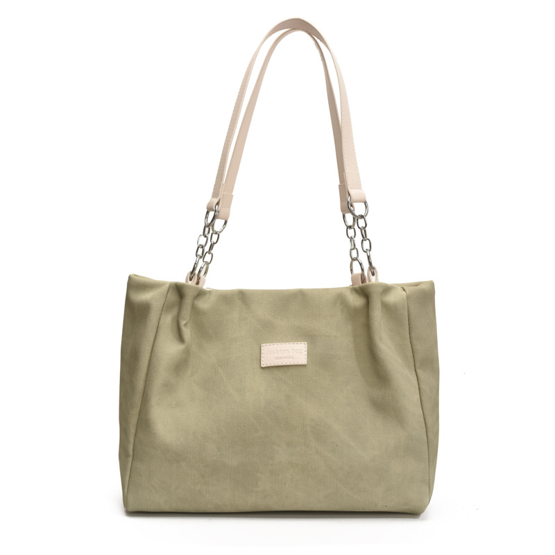 Korean style simple and versatile bag for women, new summer 2025 fashion and niche handbag, large capacity tote bag for commuting Item Picture