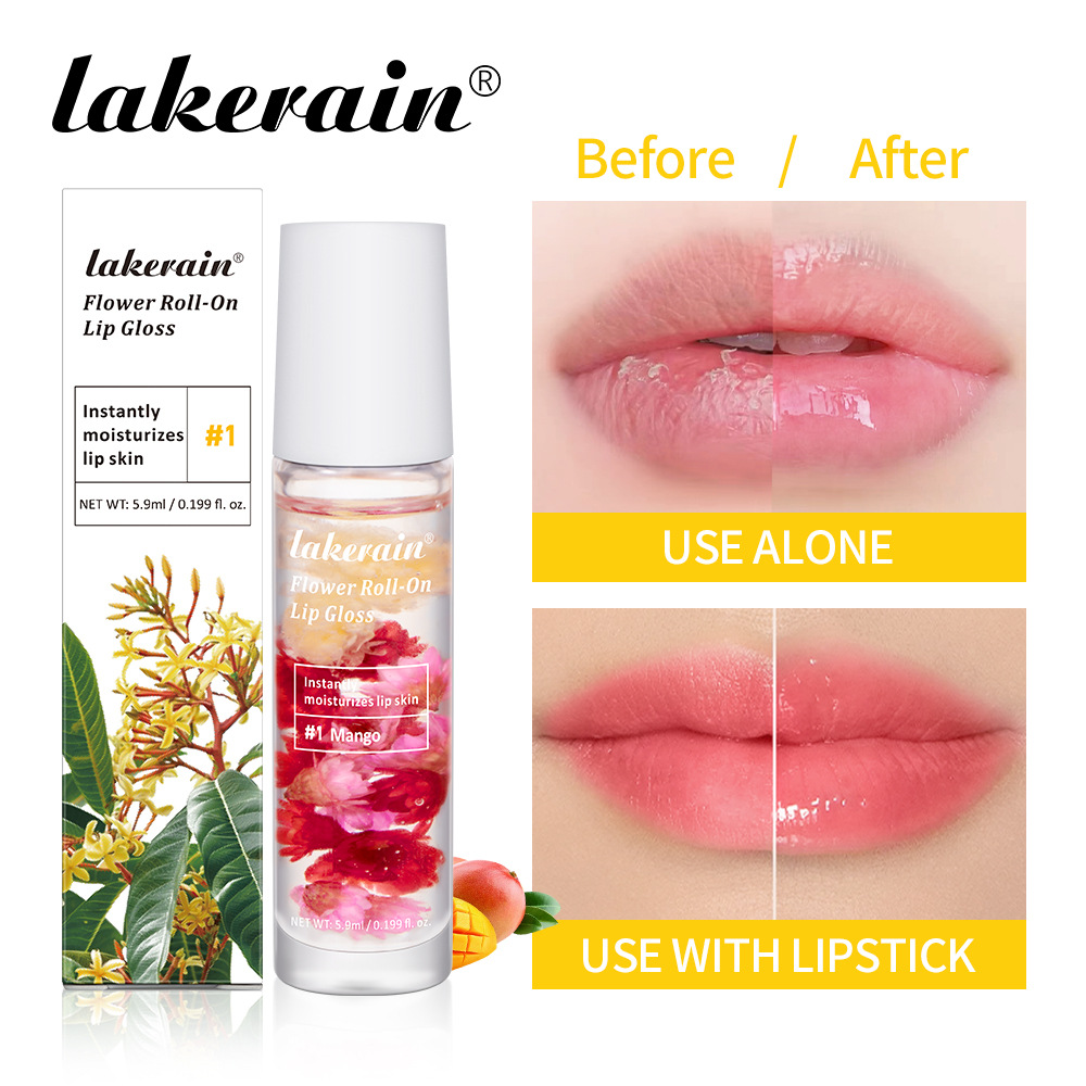 lakerain Rolling Lip Oil Fruit-flavored Rolling Lip Oil full figure