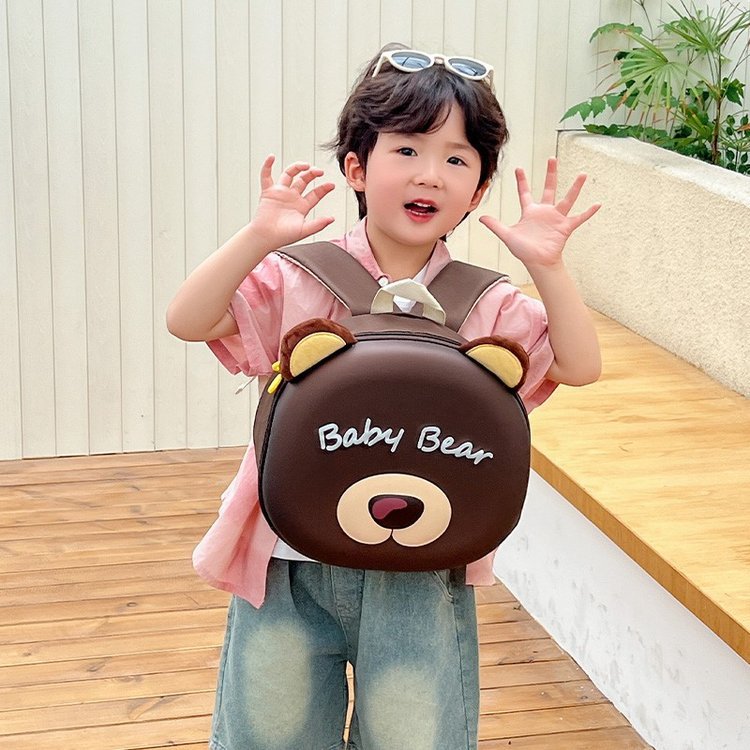 Children's backpacks, parent-child backpacks, kindergarten schoolbags, large-capacity luminous bear schoolbags for students going out full figure