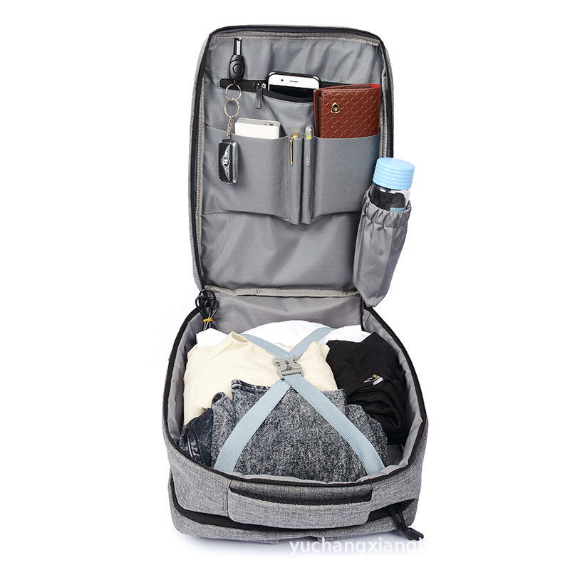 Wholesale notebook computer bags, multi-functional backpacks, 15.6-inch and 17.3-inch business commuting large-capacity computer bags details Picture