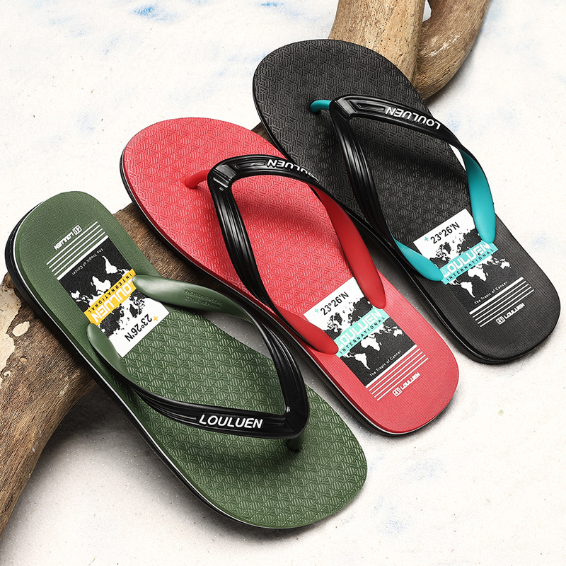 Lu 'an Summer Beach flip-flops casual men's flip-flops men's outerwear anti-slip flip-flops men's wholesale Application Scenario