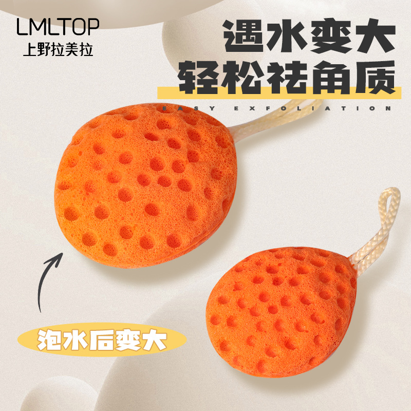 LMLTOP Fruit honeycomb Bath Ball, Soft sponge Bath flower, foaming face wash and bath sponge SY808, carefully selected details Picture