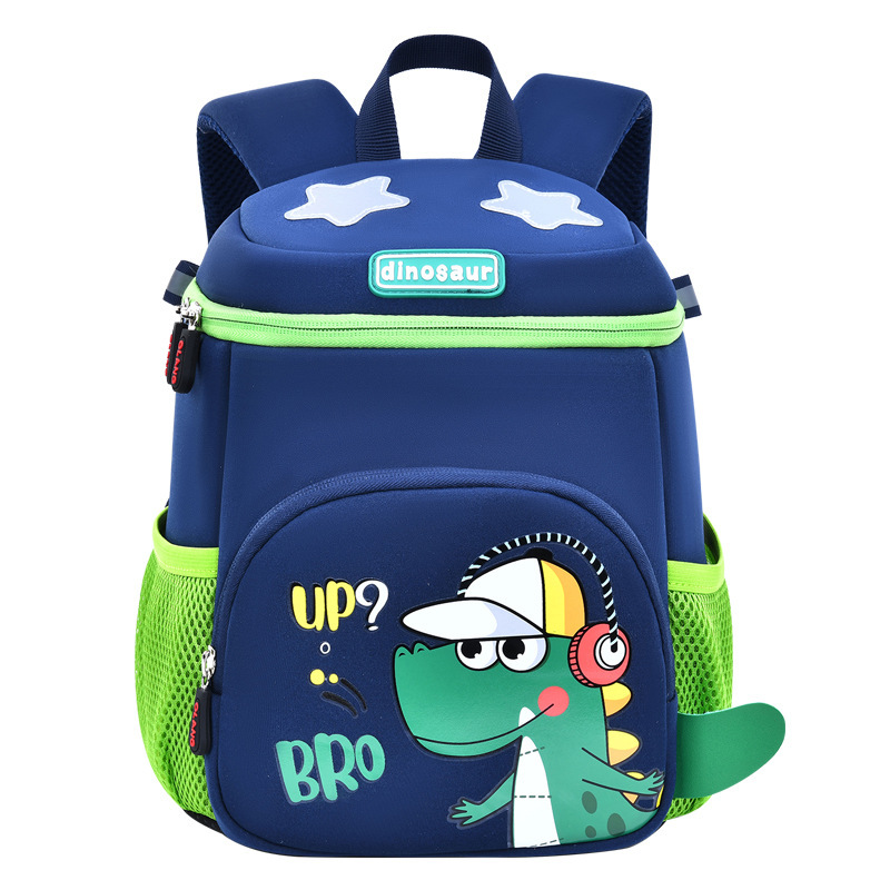 New kindergarten schoolbag cartoon little dinosaur children's schoolbag reducing burden and protecting spine, direct sales from the manufacturer Item Picture