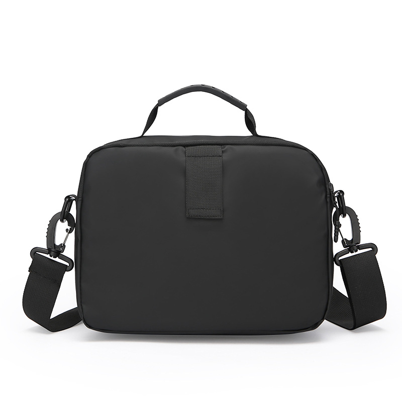 New multi-functional leather film single-shoulder bag, solid color outdoor waist bag, men's crossbody bag, waterproof storage bag, small size cross-border Application Scenario
