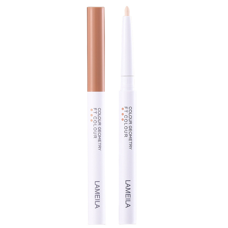 Concealer pen cream covers spots and acne marks, matte brightens tear troughs and nasolabial folds, and improves skin tone. It is waterproof and does not smudge. Highlighter pen Item Picture