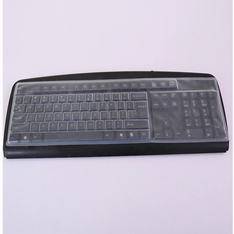 Wholesale desktop keyboard protective film, dust-proof silicone, comfortable to the touch, transparent with key keyboard film Specification drawing