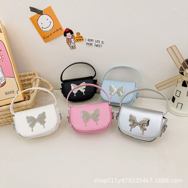 2024 New children's bag, Korean version bow, cute mini princess crossbody bag, popular red envelope handbag full figure