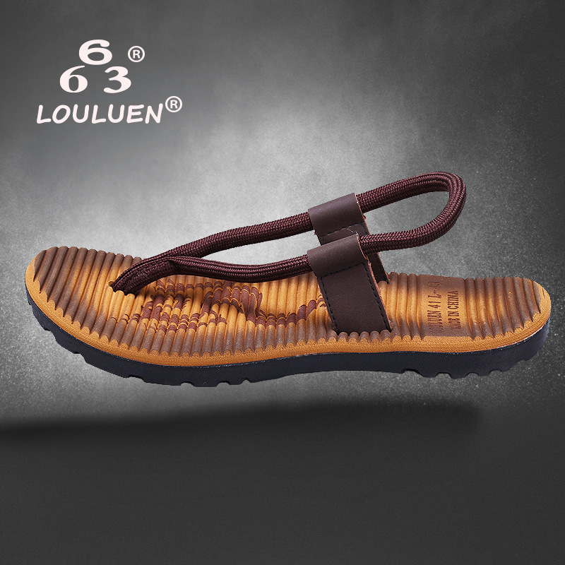 New creative Vietnamese beach shoes, summer outdoor sports flip-flops, casual men's flip-flops for export full figure