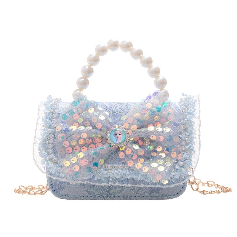 New spring and summer trendy children's bags: Fashionable little Chanel princess bag, cute hand-held crossbody bag for little girls Item Picture