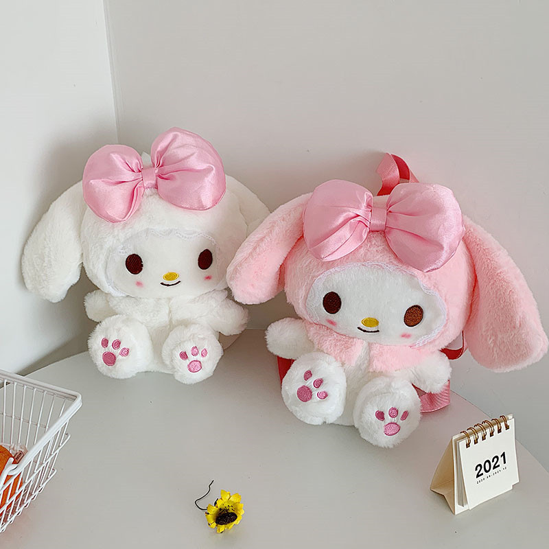 Cute plush little bag for girls, 2021 new style cartoon doll bag, versatile little girl single-shoulder crossbody bag, children's gift full figure