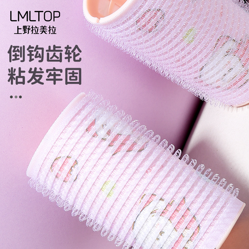 LMLTOP cartoon pattern self-adhesive curling iron Cute Print DIY Air bangs Curling Iron SY125 details Picture