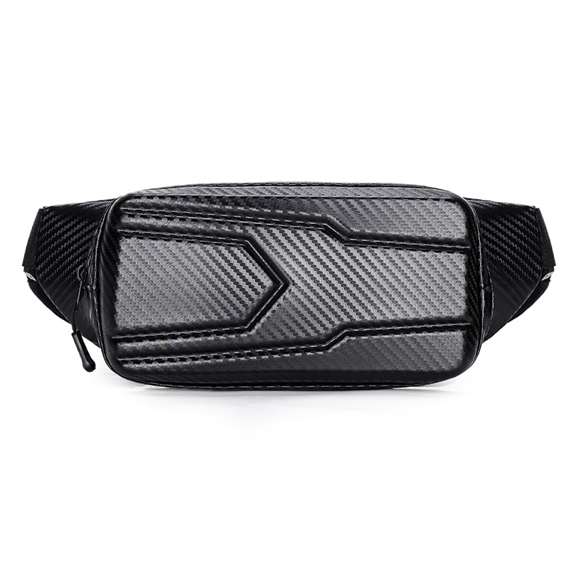 The new waist bag is a trendy solid-color crossbody bag. It is a casual, simple and large-capacity portable chest bag for both men and women Item Picture