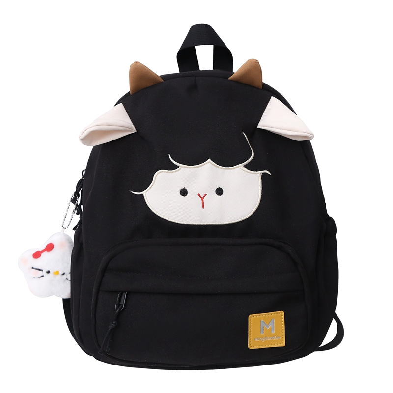 Cute little lamb schoolbag, fashionable backpack for female college students, high school girls' appearance level, large-capacity backpack for junior high school students' travel, a trend Item Picture