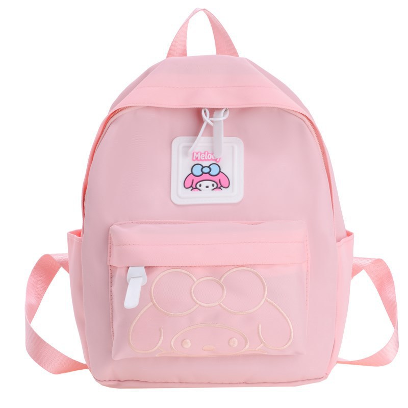 Children's cartoon backpack, thickened nylon, high appearance level embroidery, light and cute kids' backpack, Kulomi small schoolbag Item Picture